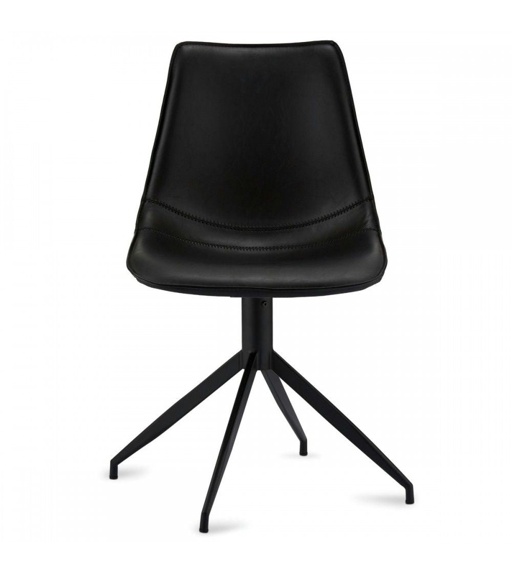 Lot de 2 chaises de salle à manger Isabel - Noir